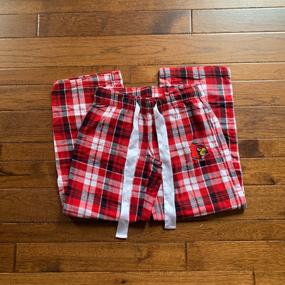 University of Louisville Plaid Pajama Pants Size Small